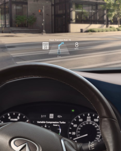 2024 INFINITI QX50 crossover SUV moving object detection feature showcase