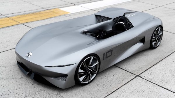 The Seamless Surface of the INFINITI Prototype 10 Electric Concept Car