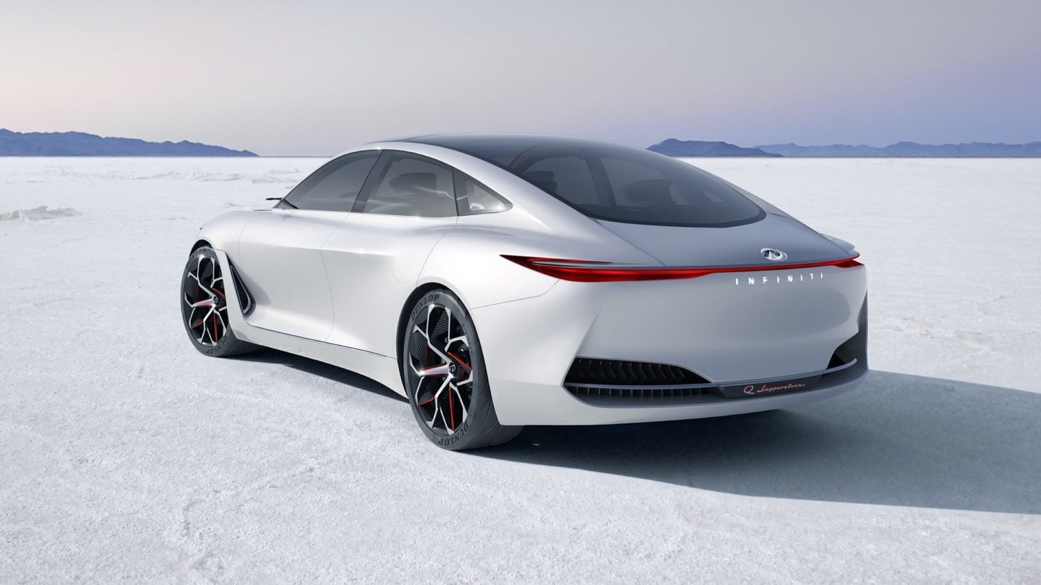 2020 Infiniti Q Inspiration Concept sedan back end profile