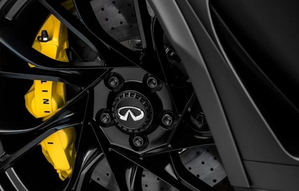 INFINITI Q60 Black S sports concept car with the brake-by-wire system