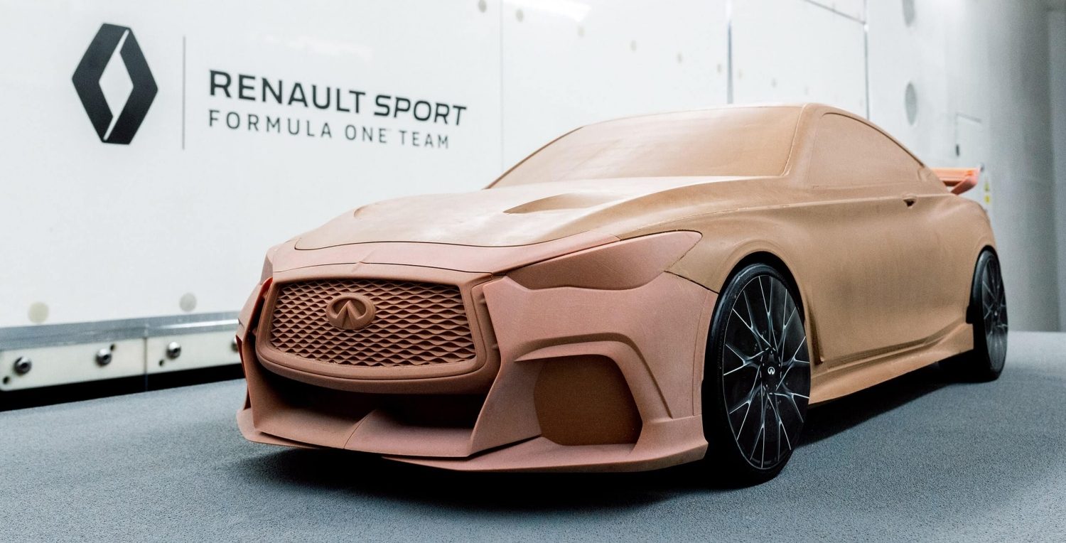 INFINITI Q60 Black S sports concept car pictures clay