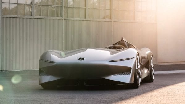 Front profile of the INFINITI Prototype-10 concept car