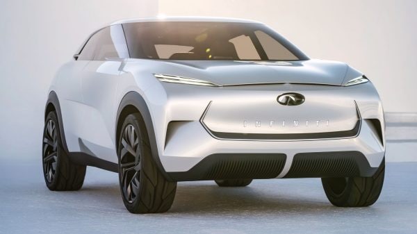 Front profile of the INFINITI QX Inspiration
