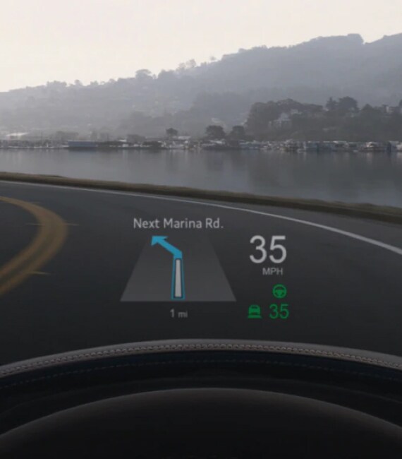Heads up display available in the 2023 INFINITI QX50 crossover