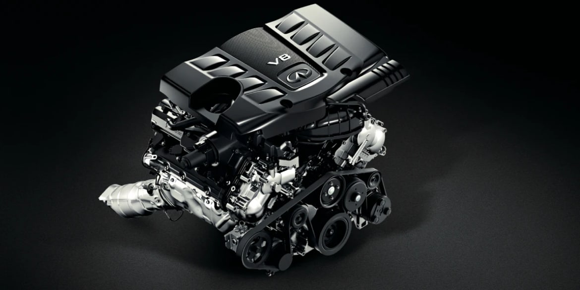 2024 INFINITI QX80 V8 Engine