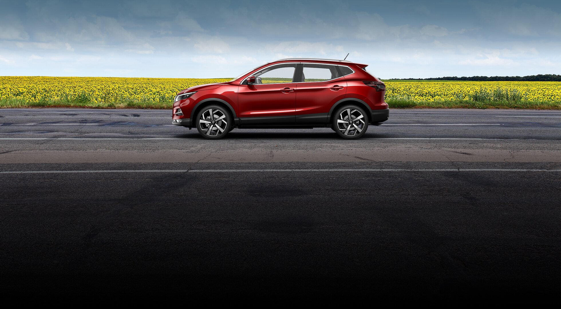 2023 Nissan Qashqai in profile outdoors.
