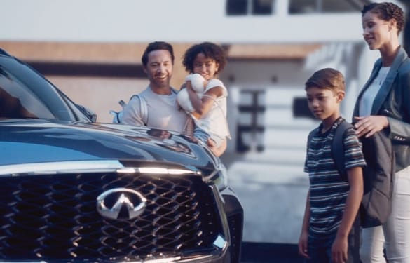 Family of four thinking of buying an INFINITI SUV